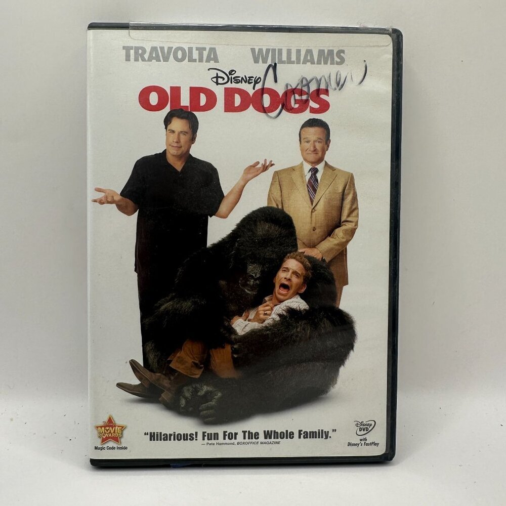 Disney Old Dogs DVD 1-Disc Movie W/Bonus Features - Travolta & Williams Rated PG